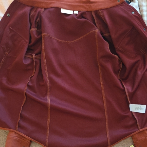 KIM GRAVEL BELLE Rust BROWN Faux Suede - Picture 8 of 9